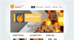 Desktop Screenshot of bushfireblankets.com